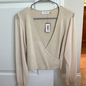 Cream light sweater